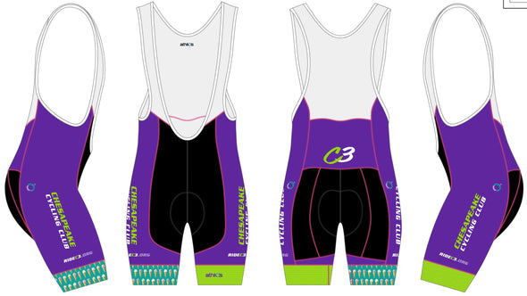 Squad One Bib-Short Men's - C3 Chesapeake Cycling Ice Cream Classic