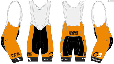 Squad One Bib-Short Men's - C3 Chesapeake Cycling Club