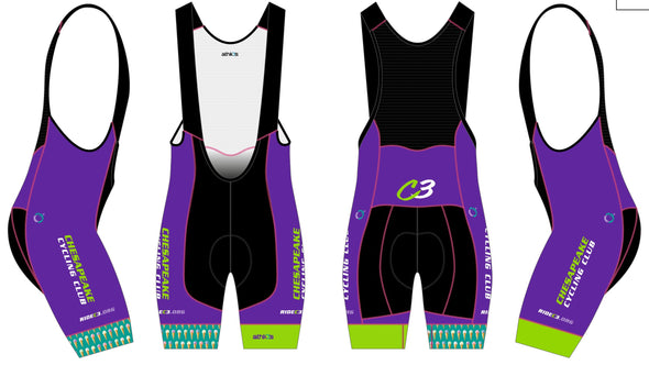 Breakaway Bib-Short Men's - C3 Chesapeake Cycling Ice Cream Classic