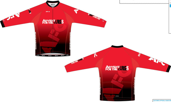 Split Zero Long Sleeve Jersey Men's - Adventures for the Cure