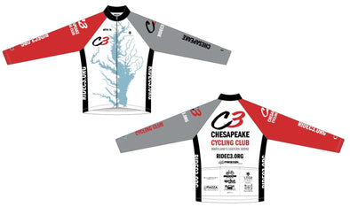 Breakaway Long Sleeve Jersey Men - C3 Chesapeake Cycling