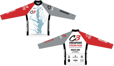 Breakaway Long Sleeve Jersey Men - C3 Chesapeake Cycling