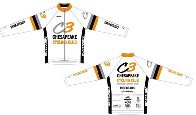 Breakaway Long Sleeve Jersey Men - C3 Chesapeake Cycling