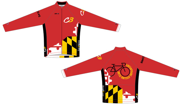 Breakaway Thermal Long Sleeve Jersey Men - C3 Chesapeake Cycling