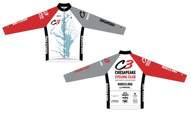 Breakaway Thermal Long Sleeve Jersey Men - C3 Chesapeake Cycling