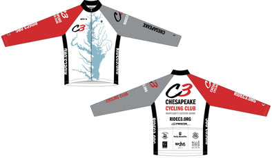 Breakaway Thermal Long Sleeve Jersey Men - C3 Chesapeake Cycling