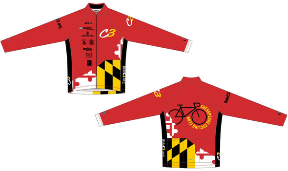 Breakaway Thermal Long Sleeve Jersey Men - C3 Chesapeake Cycling