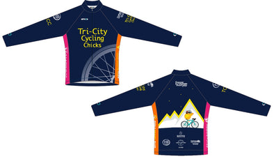 Breakaway Long Sleeve Jersey Women's - Tri City Cycling Chicks