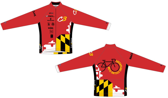 Breakaway Long Sleeve Jersey Women - C3 Chesapeake Cyclists