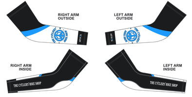 Blue Chase Arm Warmer - The Cyclery Bike Shop