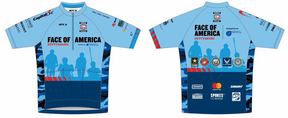 Squad-One Recumbent Jersey - Face of America