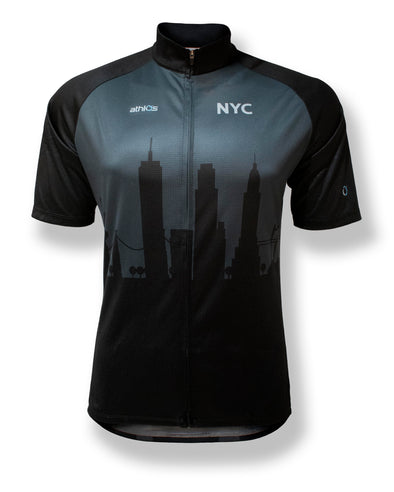 Men's N.Y.C. At Night Themed Cycling Jersey
